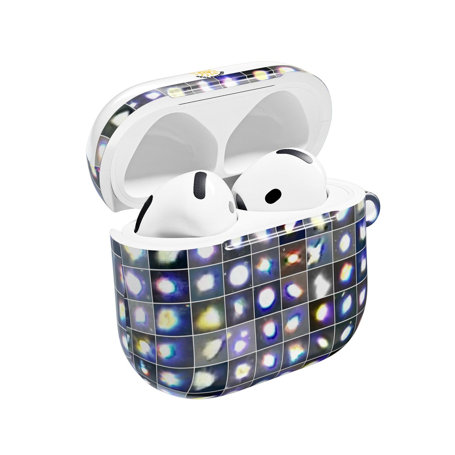 Vibrant Art AirPod Case, Unique AirPods Cover, Stylish Wireless Earbuds Holder, Trendy Tech Accessory, Gift for Music Lovers