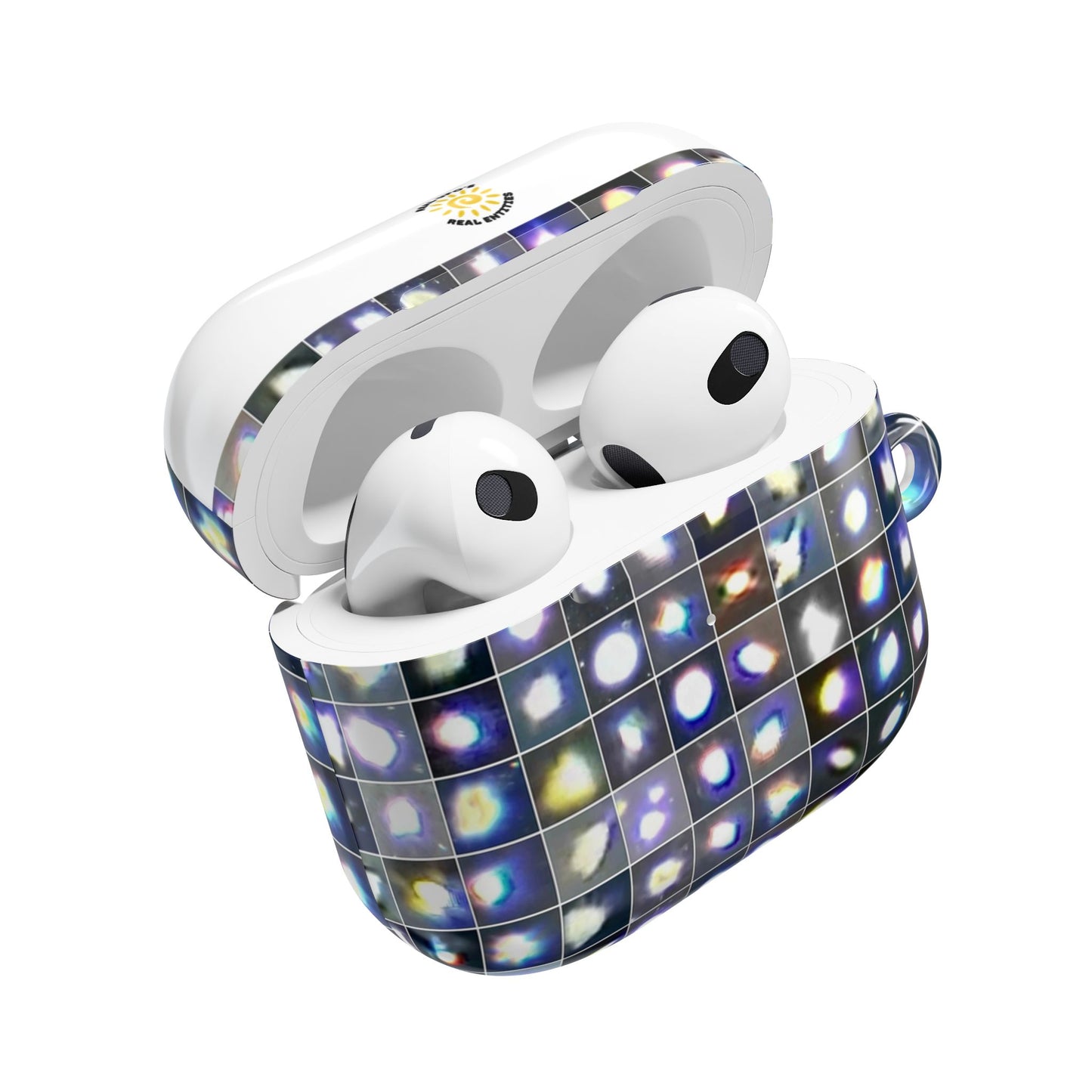 Vibrant Art AirPod Case, Unique AirPods Cover, Stylish Wireless Earbuds Holder, Trendy Tech Accessory, Gift for Music Lovers