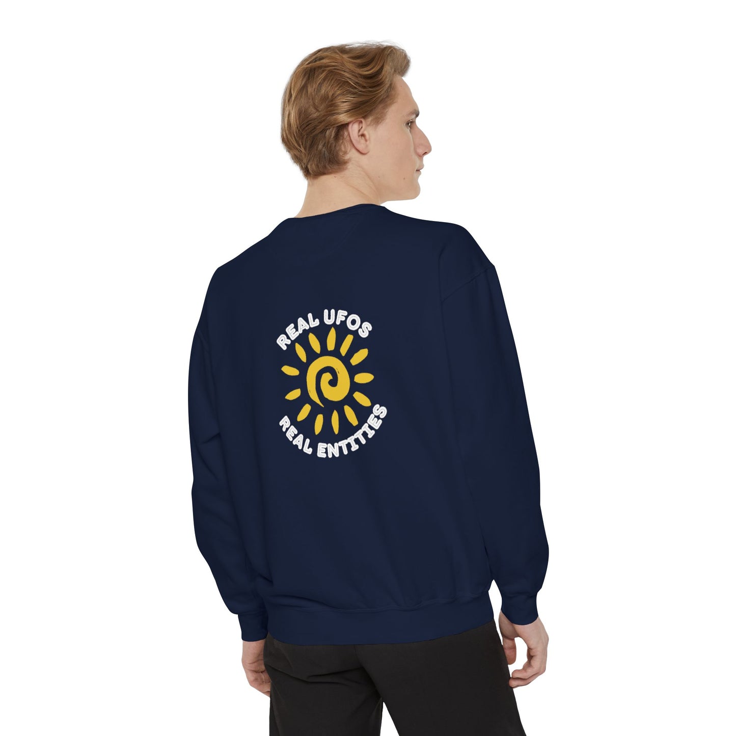 Sweatshirt - Mount Shasta Light Being Capture Using Long Exposure Night Photography