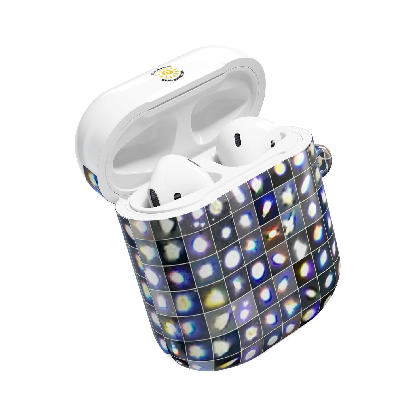Vibrant Art AirPod Case, Unique AirPods Cover, Stylish Wireless Earbuds Holder, Trendy Tech Accessory, Gift for Music Lovers