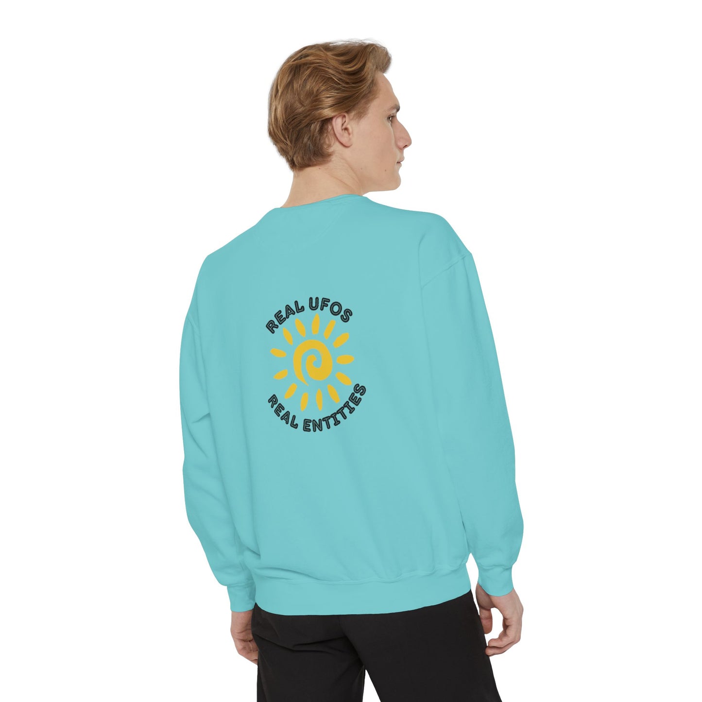 Sweatshirt - Mount Shasta Light Being Capture Using Long Exposure Night Photography