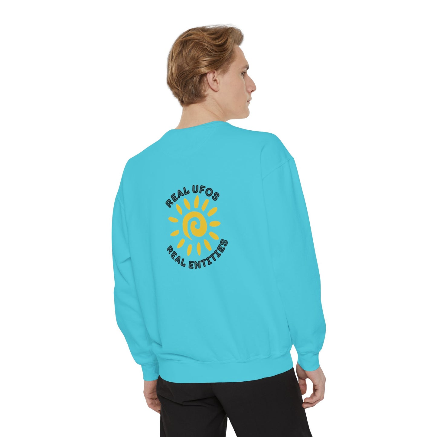 Sweatshirt - Mount Shasta Light Being Capture Using Long Exposure Night Photography