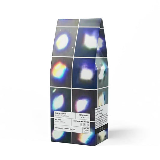 Colombia Single Origin Coffee (Light-Medium Roast) Package Wrap Inspired by true UFO sky phenomena Designed by Real UFOS Real Entities