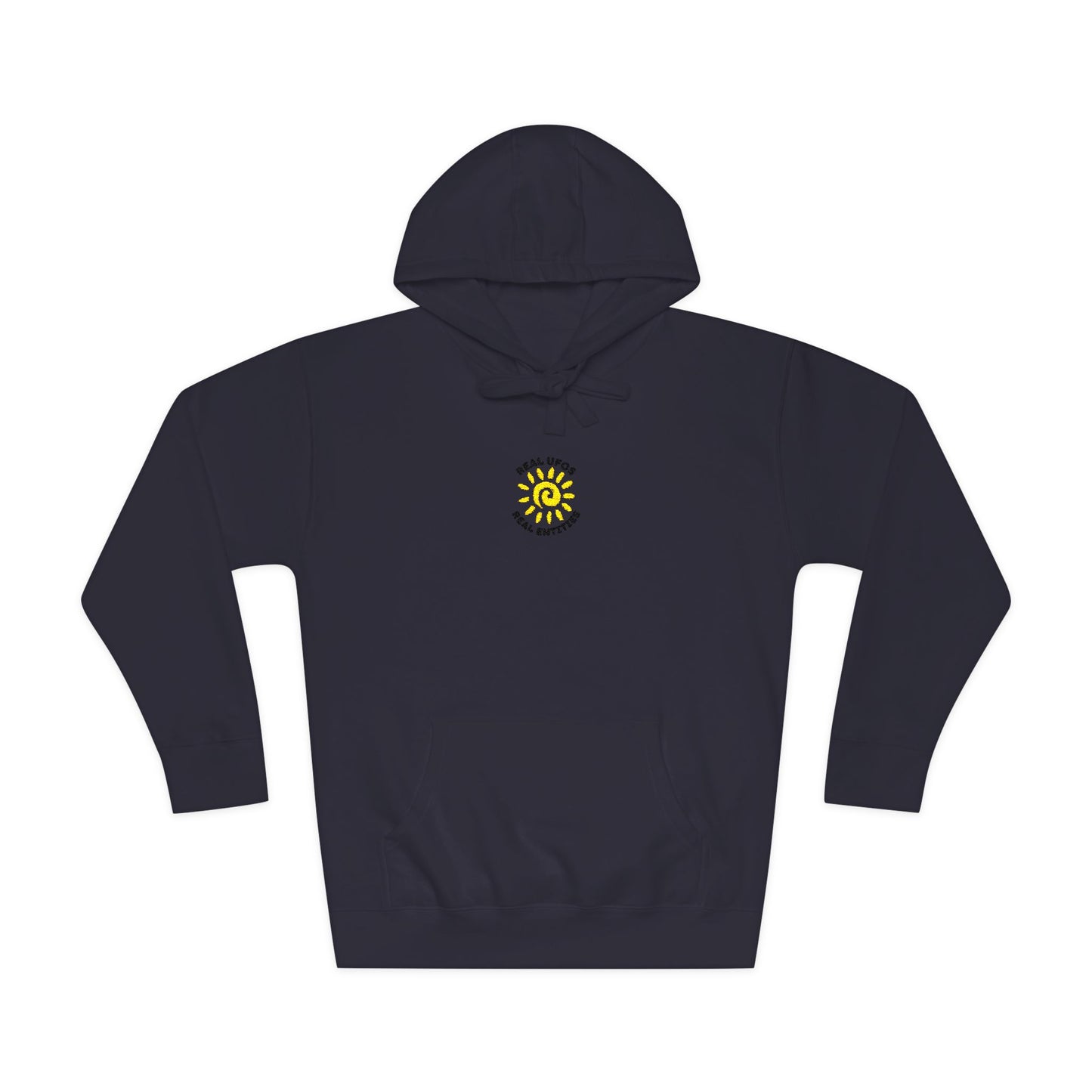 Sunshine Floral Unisex Fleece Hoodie, Cozy Spring Apparel, Gift for Her, Outdoor Wear, Trendy Streetwear, Festival Outfit