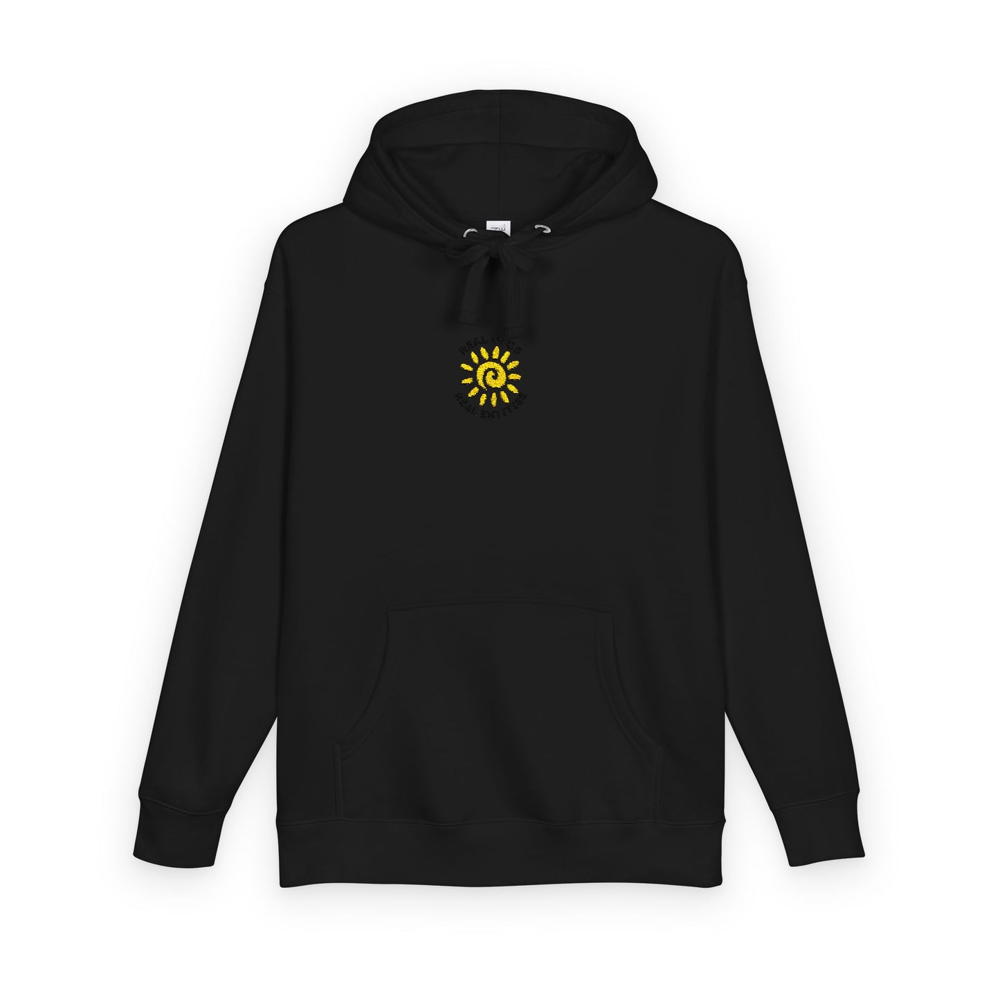 Sunshine Floral Unisex Fleece Hoodie, Cozy Spring Apparel, Gift for Her, Outdoor Wear, Trendy Streetwear, Festival Outfit