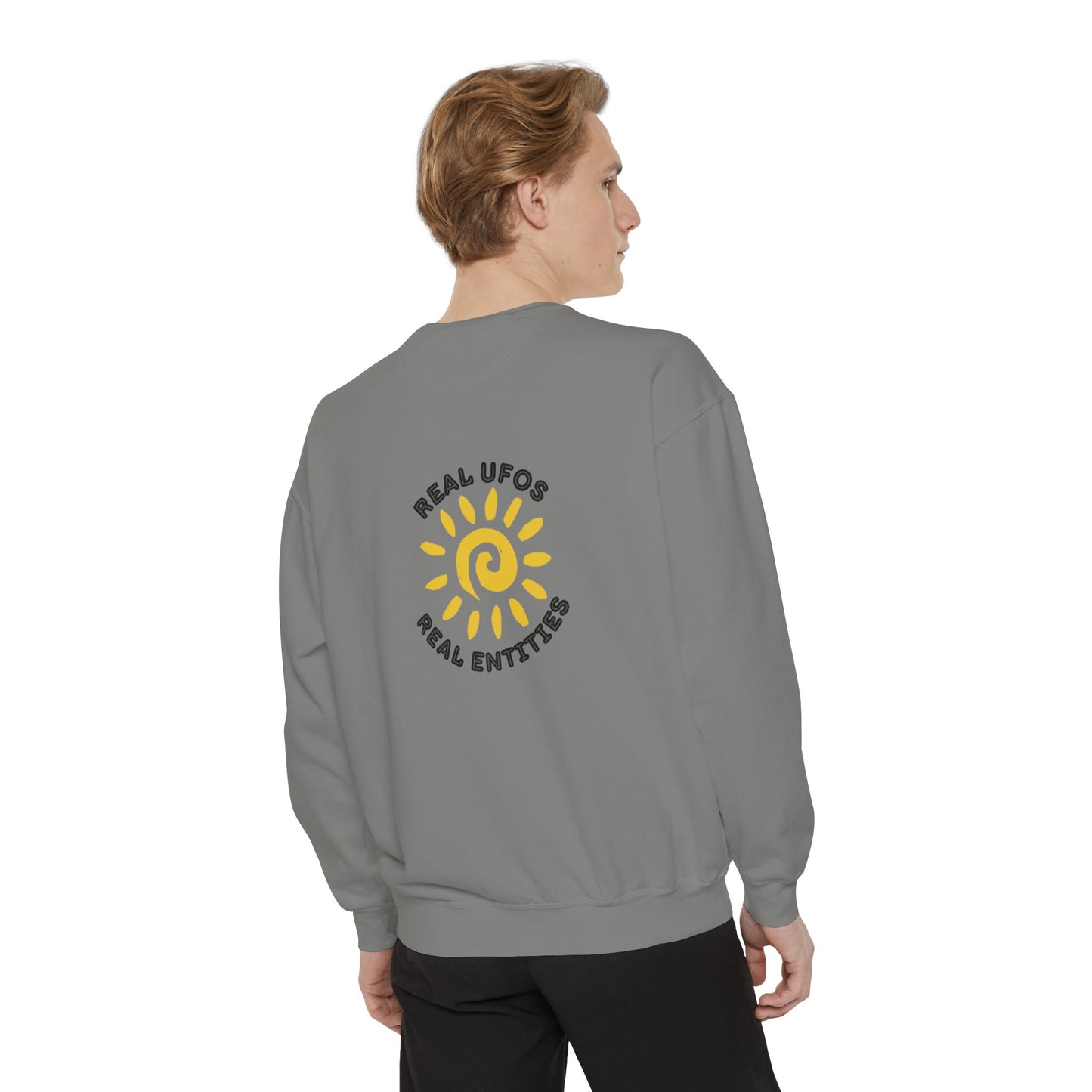 Sweatshirt - Mount Shasta Light Being Capture Using Long Exposure Night Photography