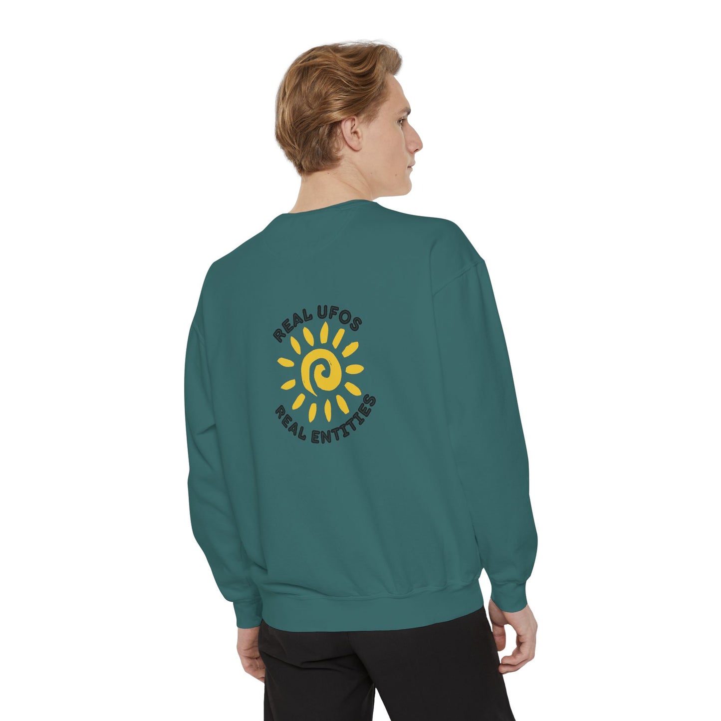 Sweatshirt - Mount Shasta Light Being Capture Using Long Exposure Night Photography