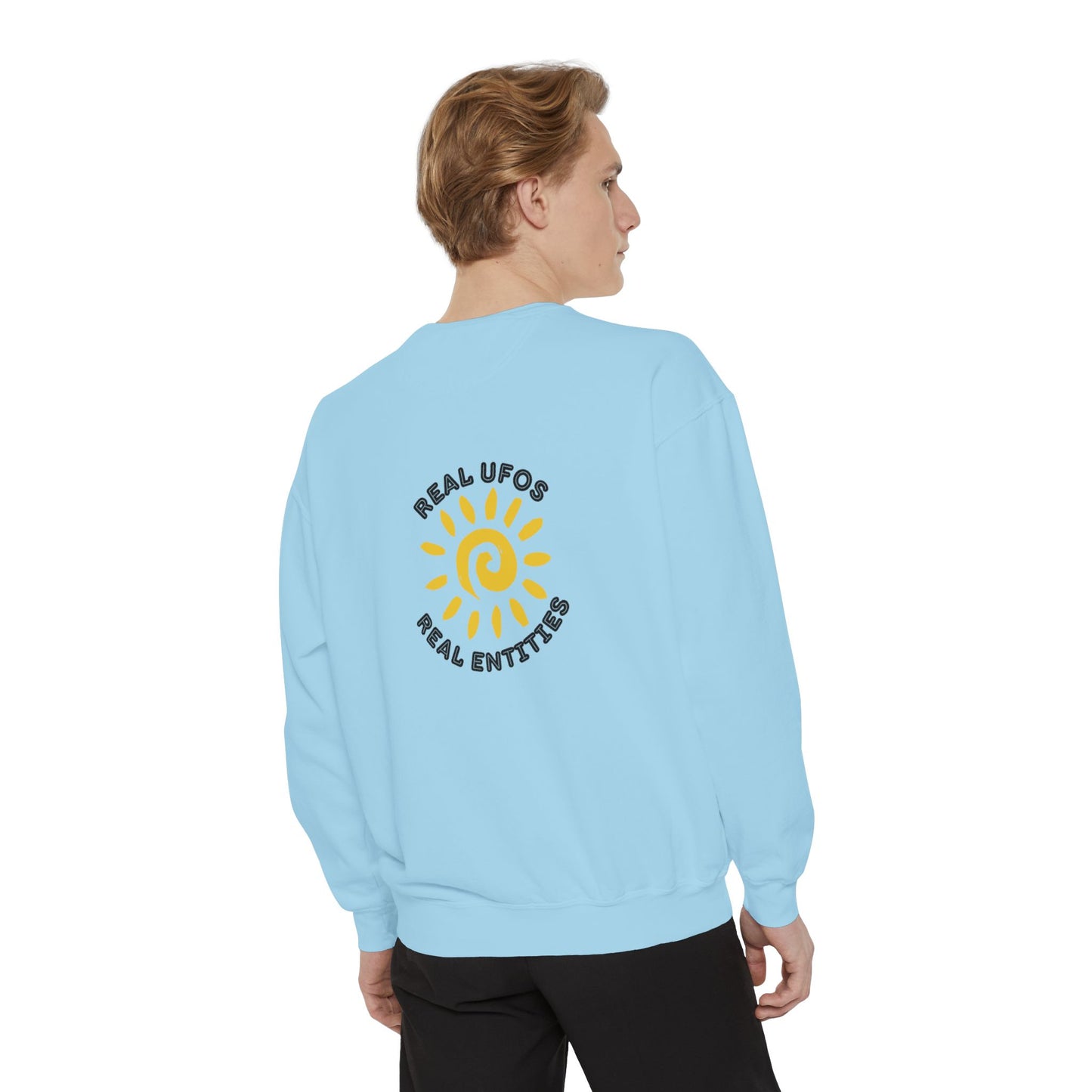 Sweatshirt - Mount Shasta Light Being Capture Using Long Exposure Night Photography
