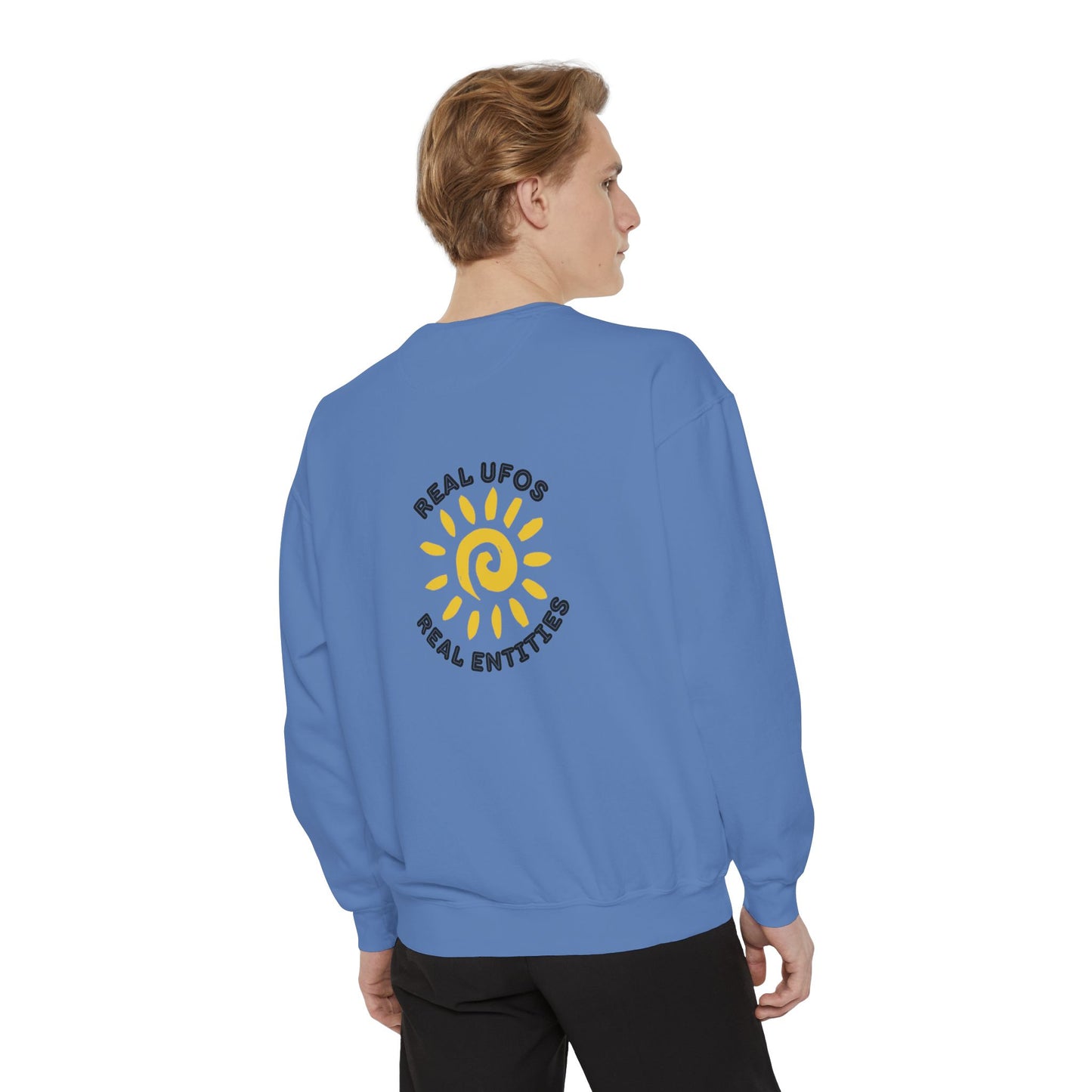 Sweatshirt - Mount Shasta Light Being Capture Using Long Exposure Night Photography