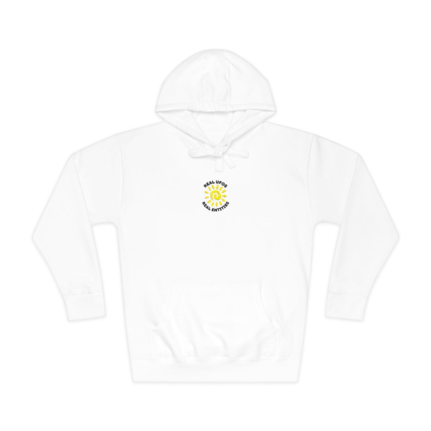 Sunshine Floral Unisex Fleece Hoodie, Cozy Spring Apparel, Gift for Her, Outdoor Wear, Trendy Streetwear, Festival Outfit