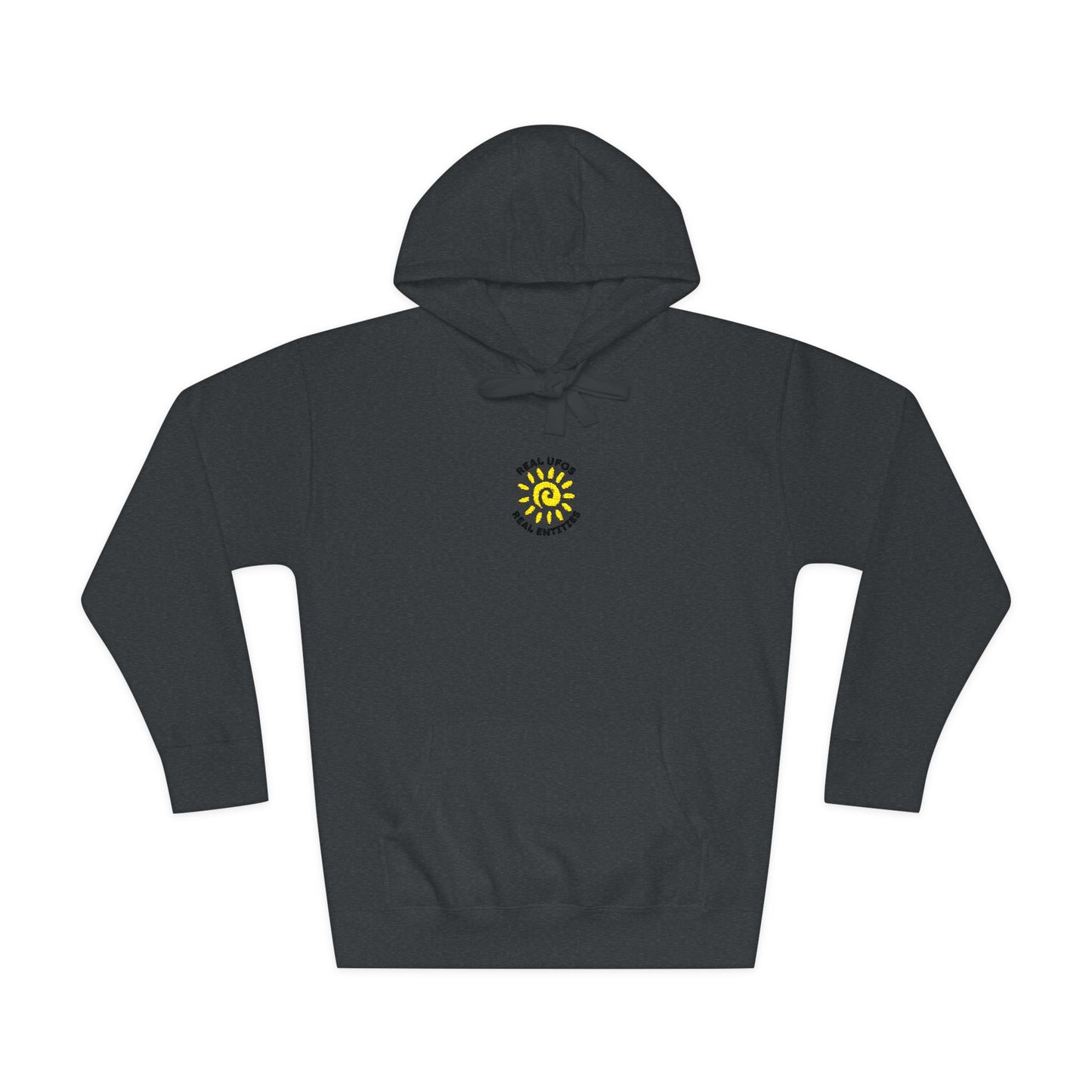 Sunshine Floral Unisex Fleece Hoodie, Cozy Spring Apparel, Gift for Her, Outdoor Wear, Trendy Streetwear, Festival Outfit