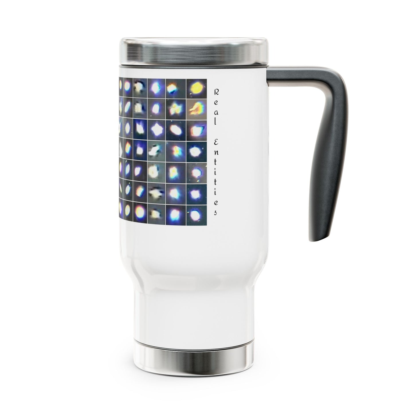 Stainless Steel Travel Mug - Real UFOs Design, 14oz, Perfect for Space Lovers, Unique Gift for UFO Enthusiasts, Travel Coffee Mug, [...]