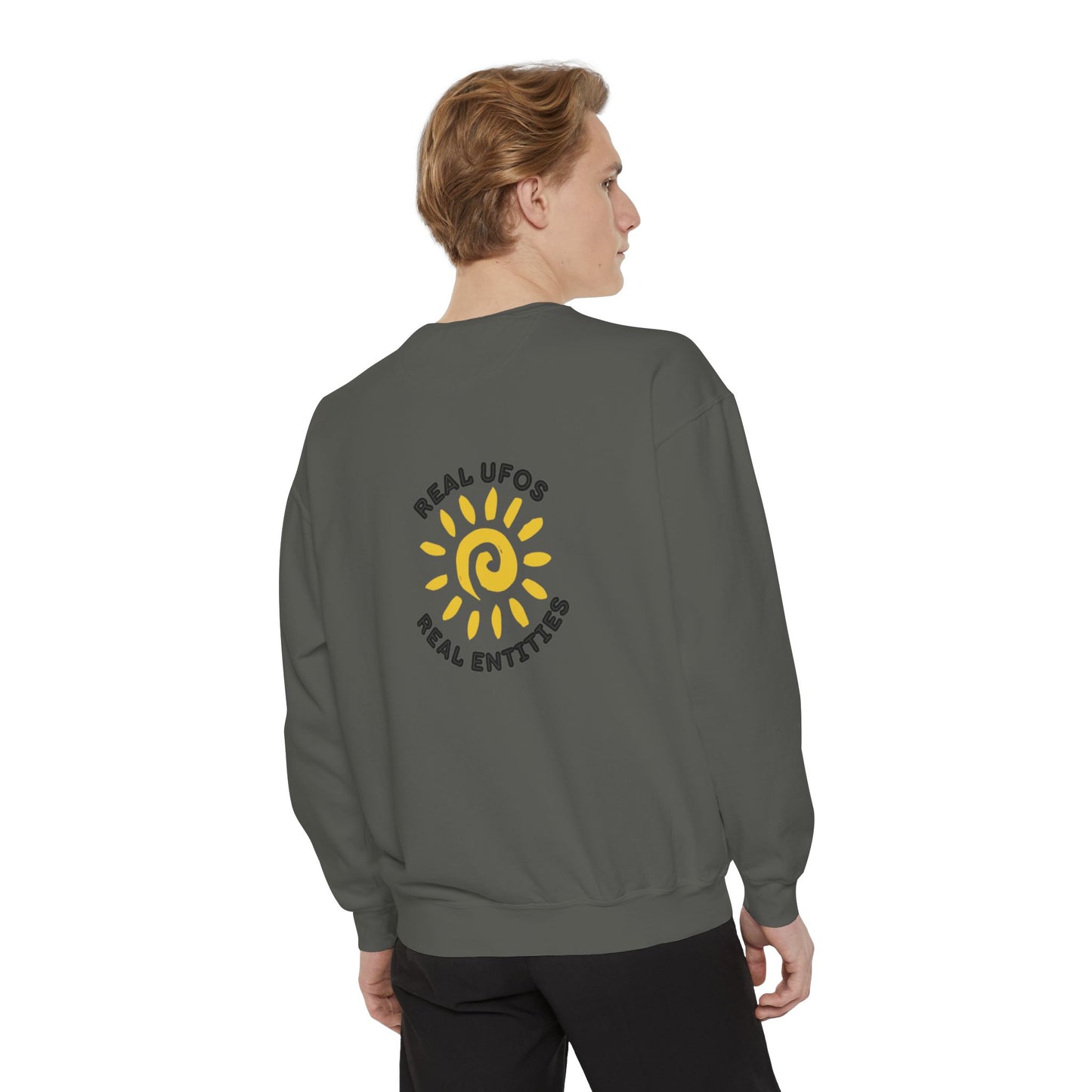 Sweatshirt - Mount Shasta Light Being Capture Using Long Exposure Night Photography