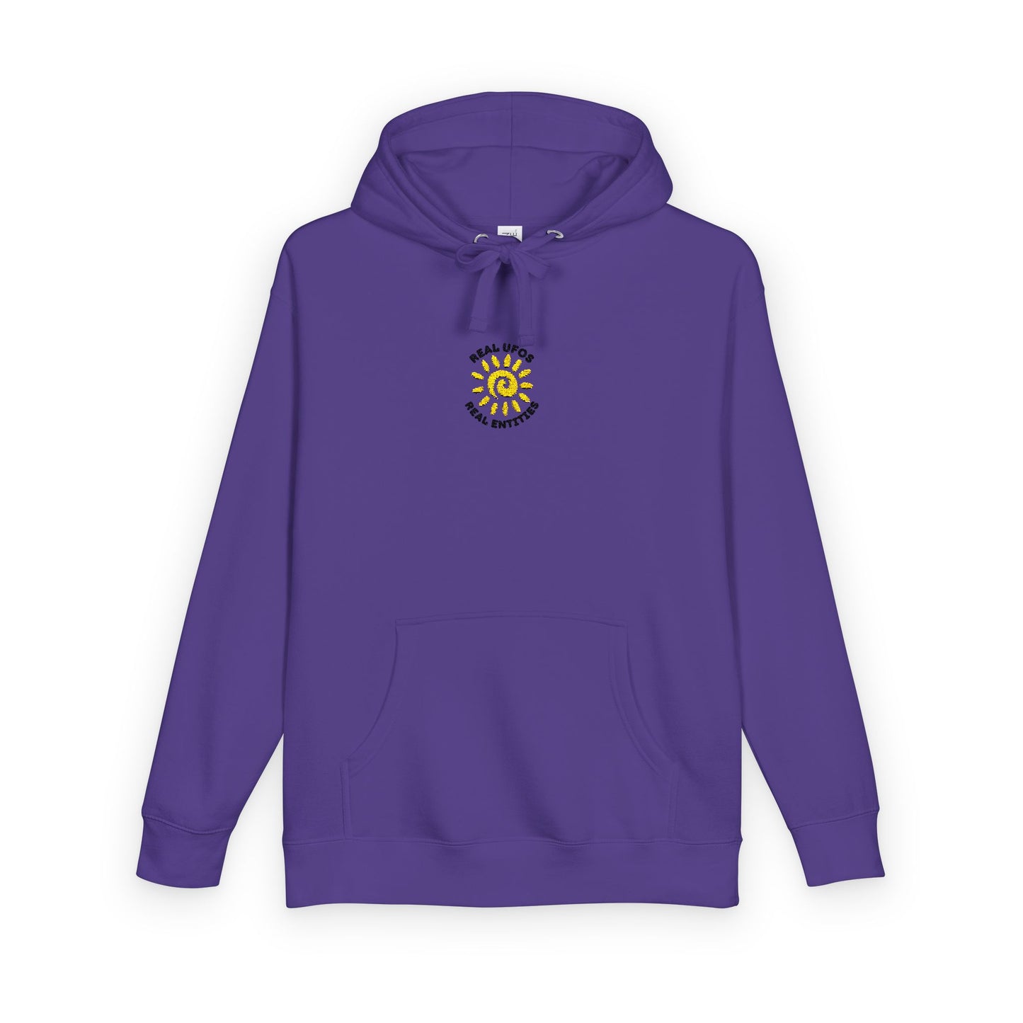 Sunshine Floral Unisex Fleece Hoodie, Cozy Spring Apparel, Gift for Her, Outdoor Wear, Trendy Streetwear, Festival Outfit