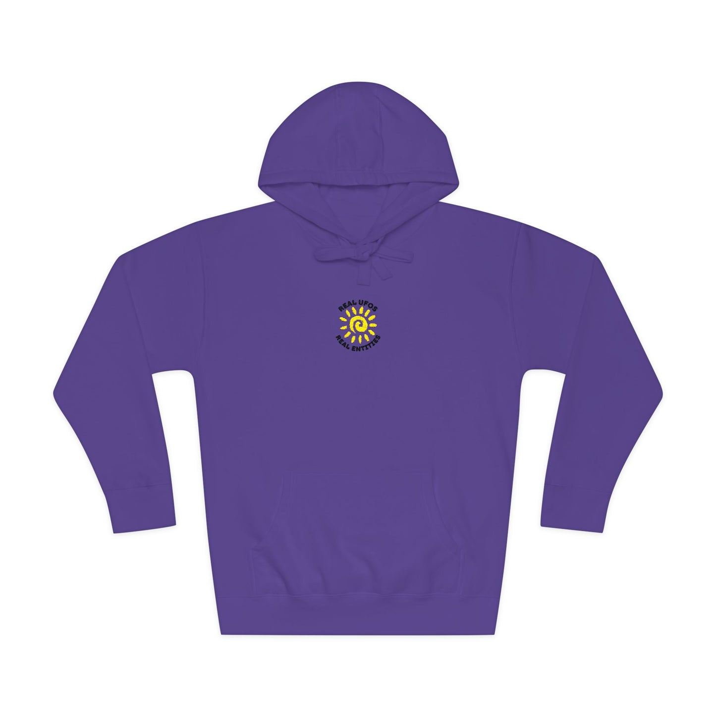 Sunshine Floral Unisex Fleece Hoodie, Cozy Spring Apparel, Gift for Her, Outdoor Wear, Trendy Streetwear, Festival Outfit