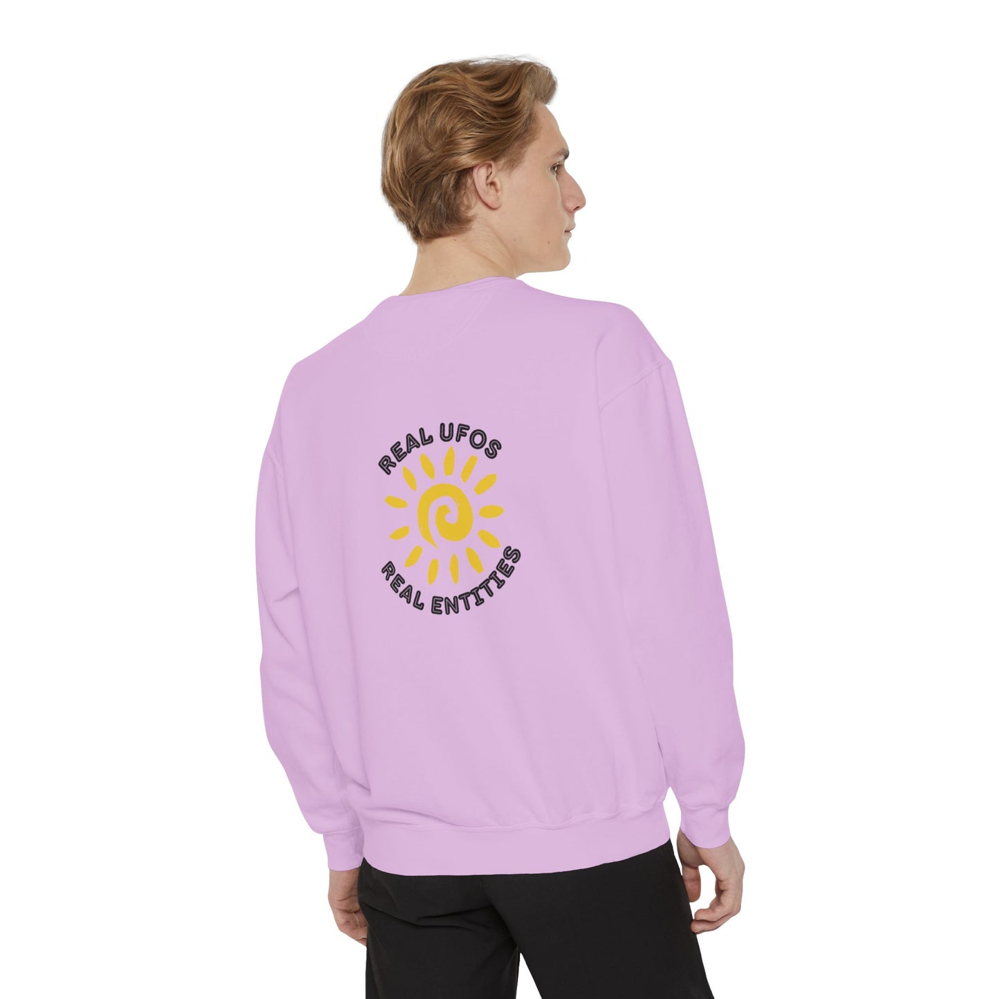 Sweatshirt - Mount Shasta Light Being Capture Using Long Exposure Night Photography