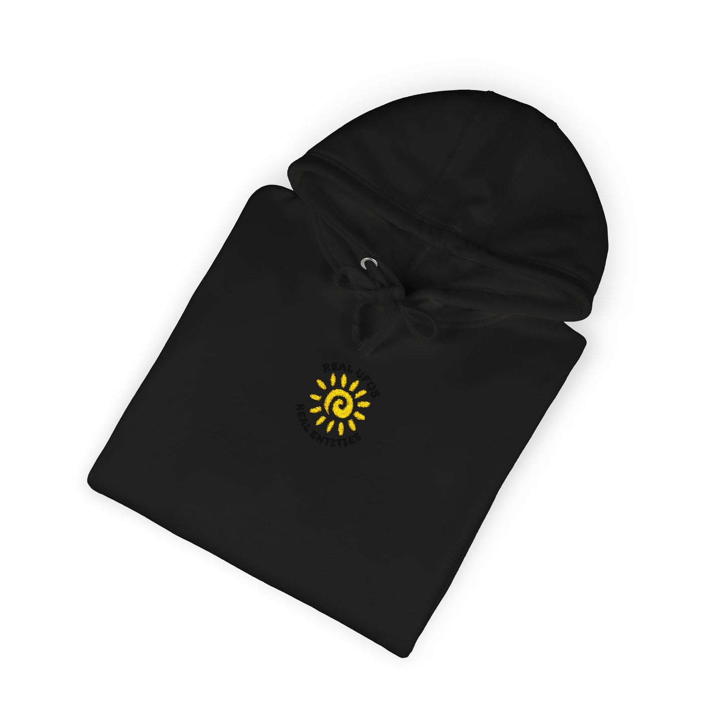 Sunshine Floral Unisex Fleece Hoodie, Cozy Spring Apparel, Gift for Her, Outdoor Wear, Trendy Streetwear, Festival Outfit