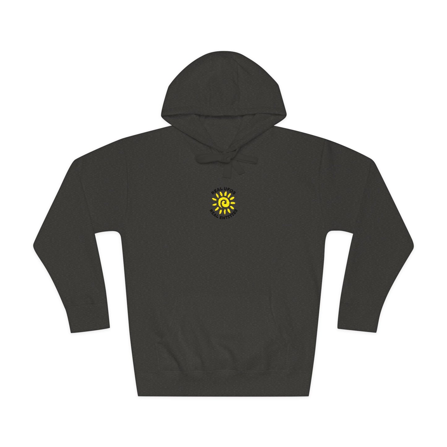 Sunshine Floral Unisex Fleece Hoodie, Cozy Spring Apparel, Gift for Her, Outdoor Wear, Trendy Streetwear, Festival Outfit