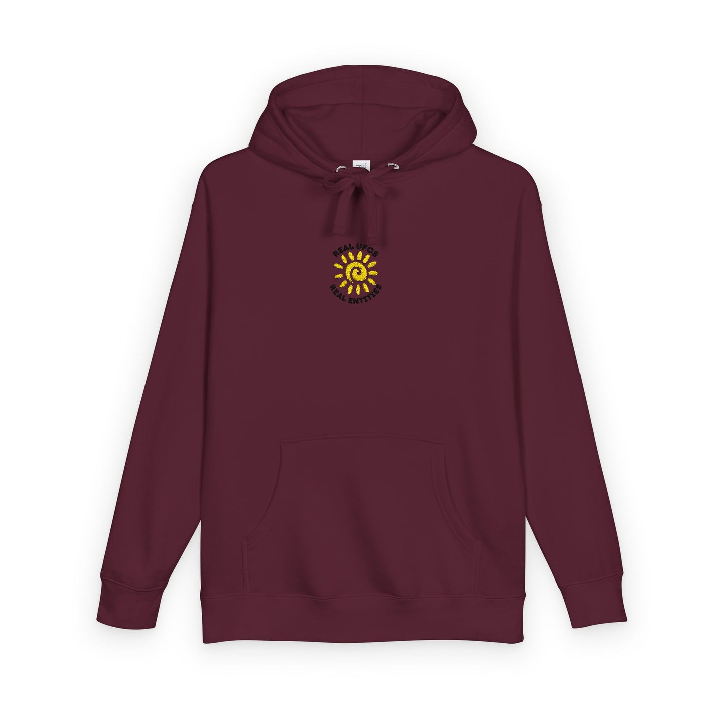 Sunshine Floral Unisex Fleece Hoodie, Cozy Spring Apparel, Gift for Her, Outdoor Wear, Trendy Streetwear, Festival Outfit