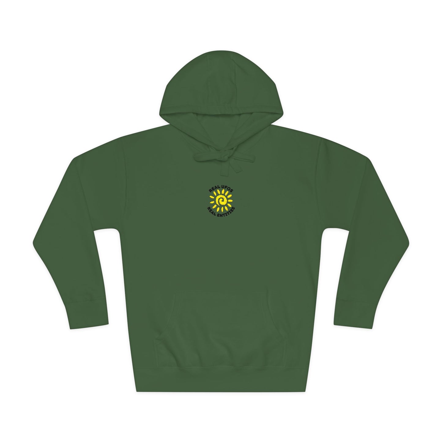Sunshine Floral Unisex Fleece Hoodie, Cozy Spring Apparel, Gift for Her, Outdoor Wear, Trendy Streetwear, Festival Outfit