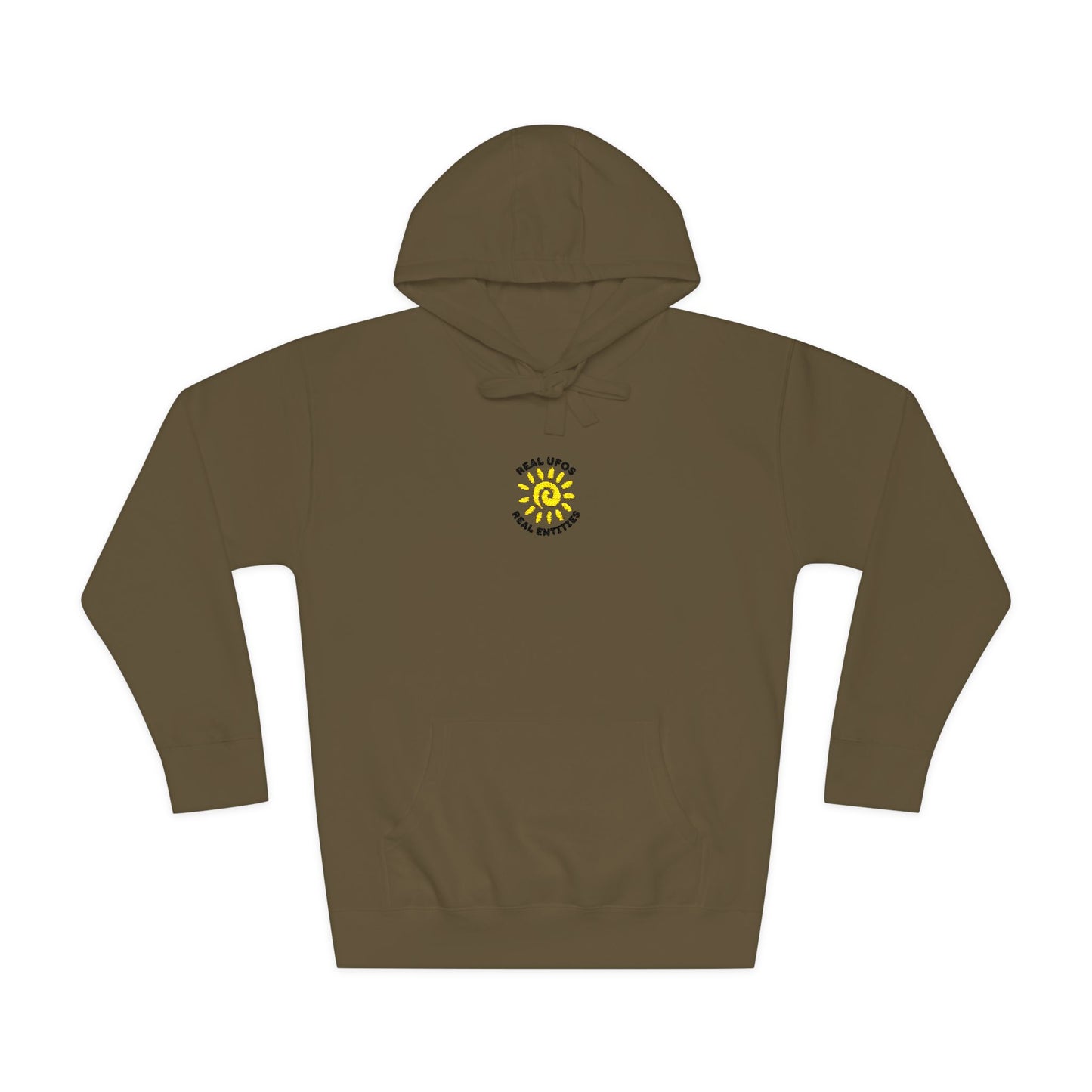 Sunshine Floral Unisex Fleece Hoodie, Cozy Spring Apparel, Gift for Her, Outdoor Wear, Trendy Streetwear, Festival Outfit