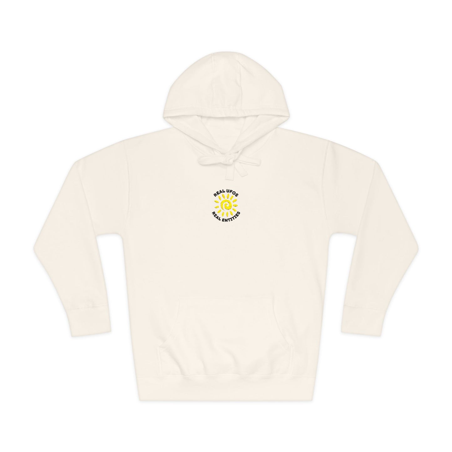 Sunshine Floral Unisex Fleece Hoodie, Cozy Spring Apparel, Gift for Her, Outdoor Wear, Trendy Streetwear, Festival Outfit
