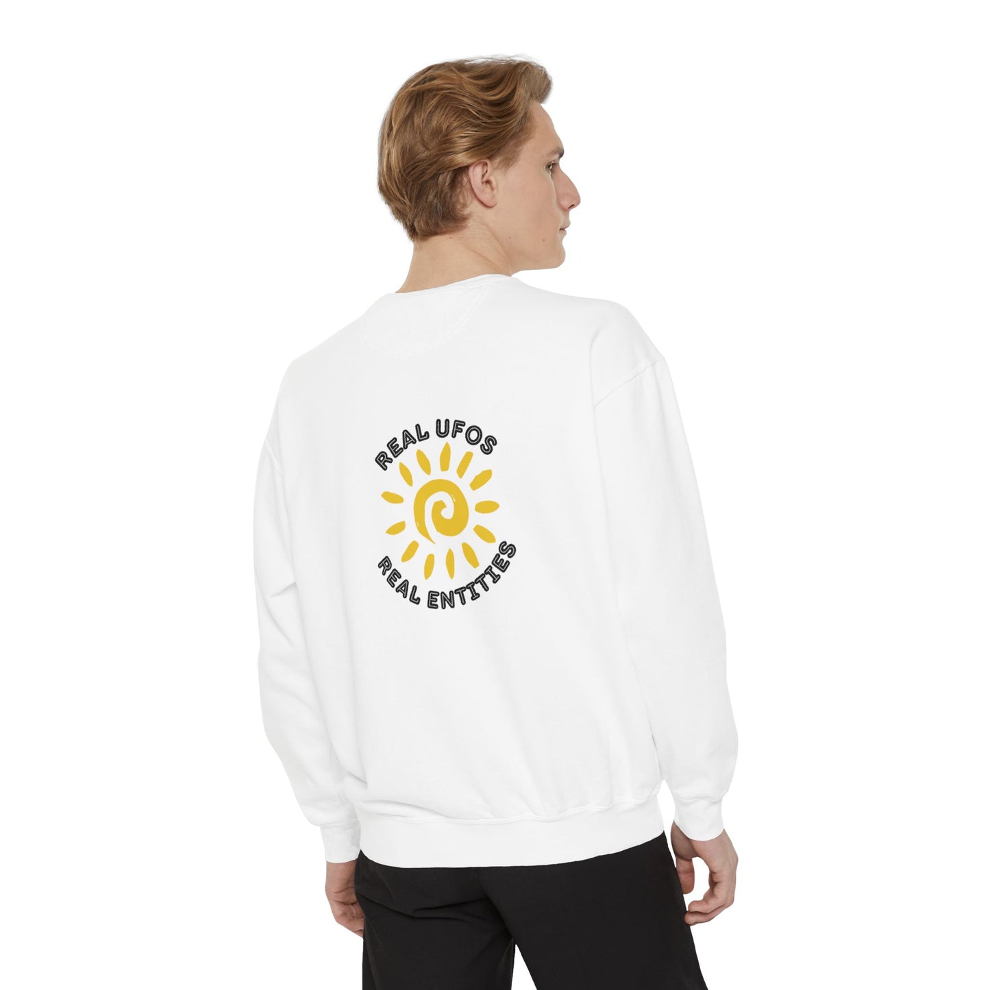 Sweatshirt - Mount Shasta Light Being Capture Using Long Exposure Night Photography